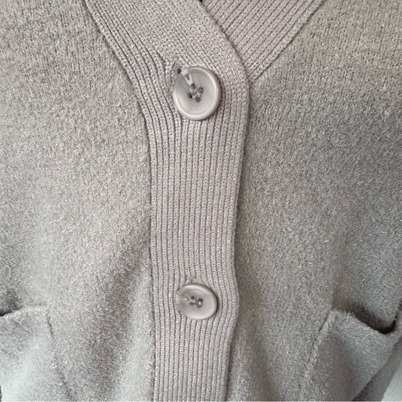 Joie Light Gray Women's Cardigan Sweater Large - Picture 5 of 10